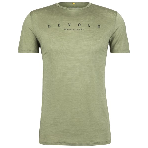 Devold - Active Kerning Tee - Merinoshirt, lichen