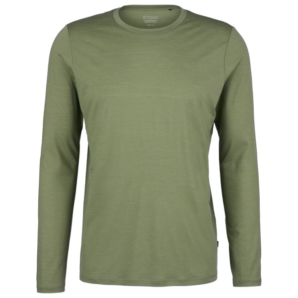 Stoic - Merino155 LaholmSt. L/S - Merinoshirt, olijfgroen