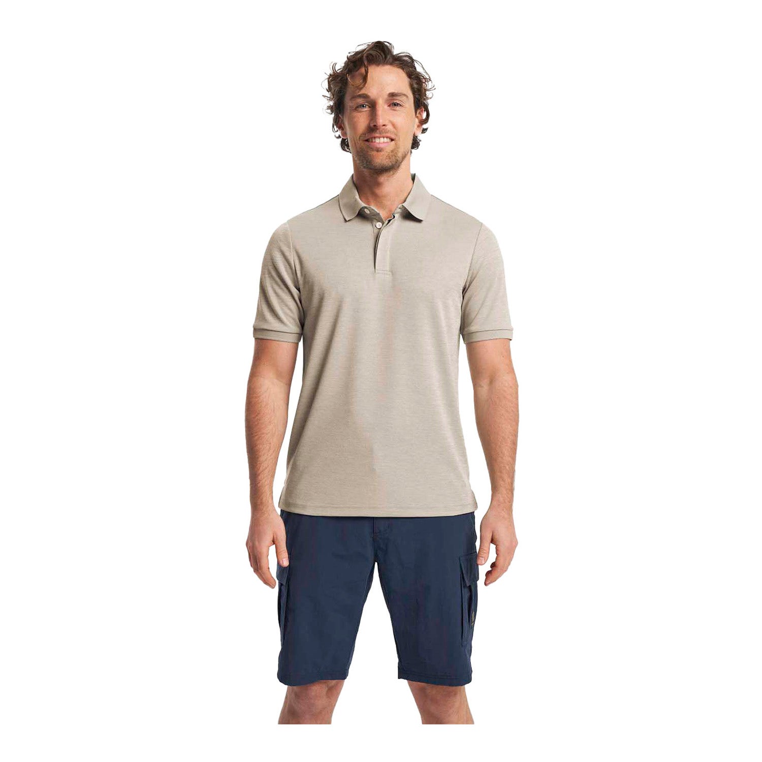 Tenson Txlite Melange Polo Heren