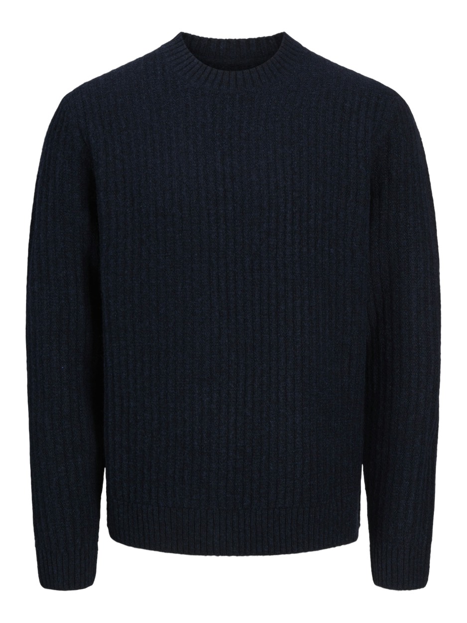 Jack & Jones Jprcchowell knit crew neck navy