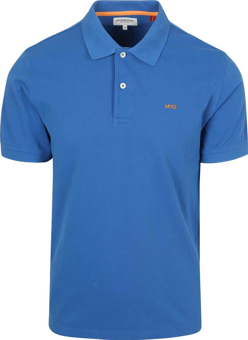 McGregor Piqué Polo Kobaltblauw