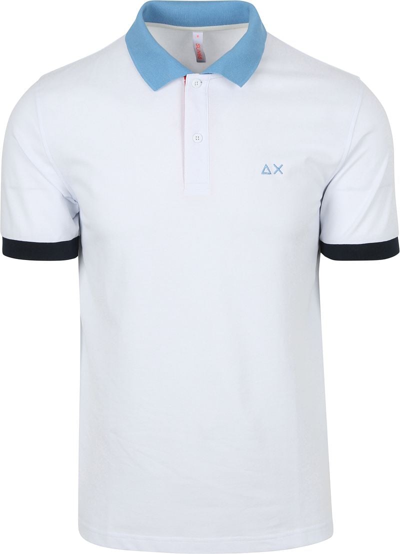 Sun68 Poloshirt Color Way Wit