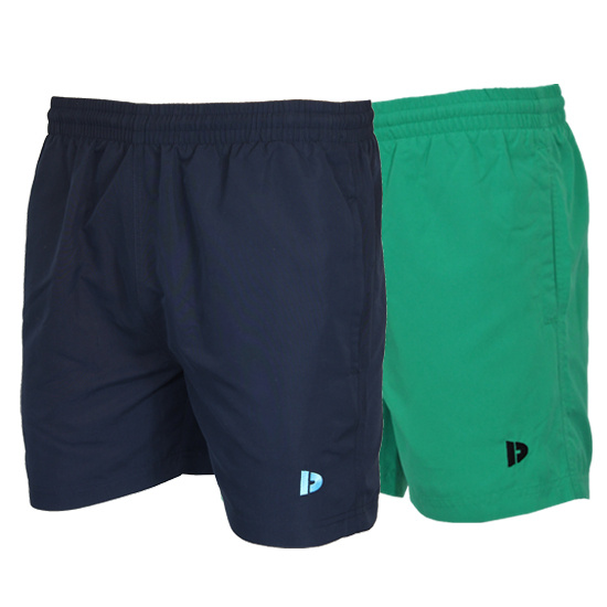 Donnay Donnay Heren - 2-Pack - Kort Sport/zwemshort Toon - Navy & Grass Green