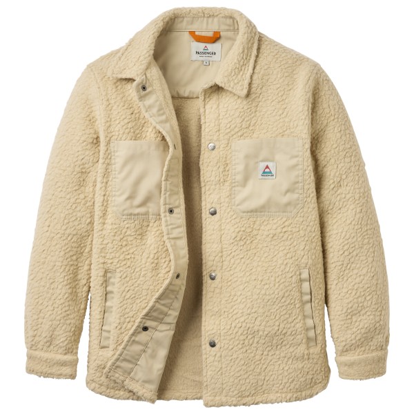 Passenger - Women's Rappel Recycled Sherpa Oversized Shirt - Fleecevest, beige