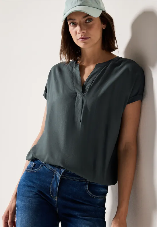 cecil Blouse in effen kleur