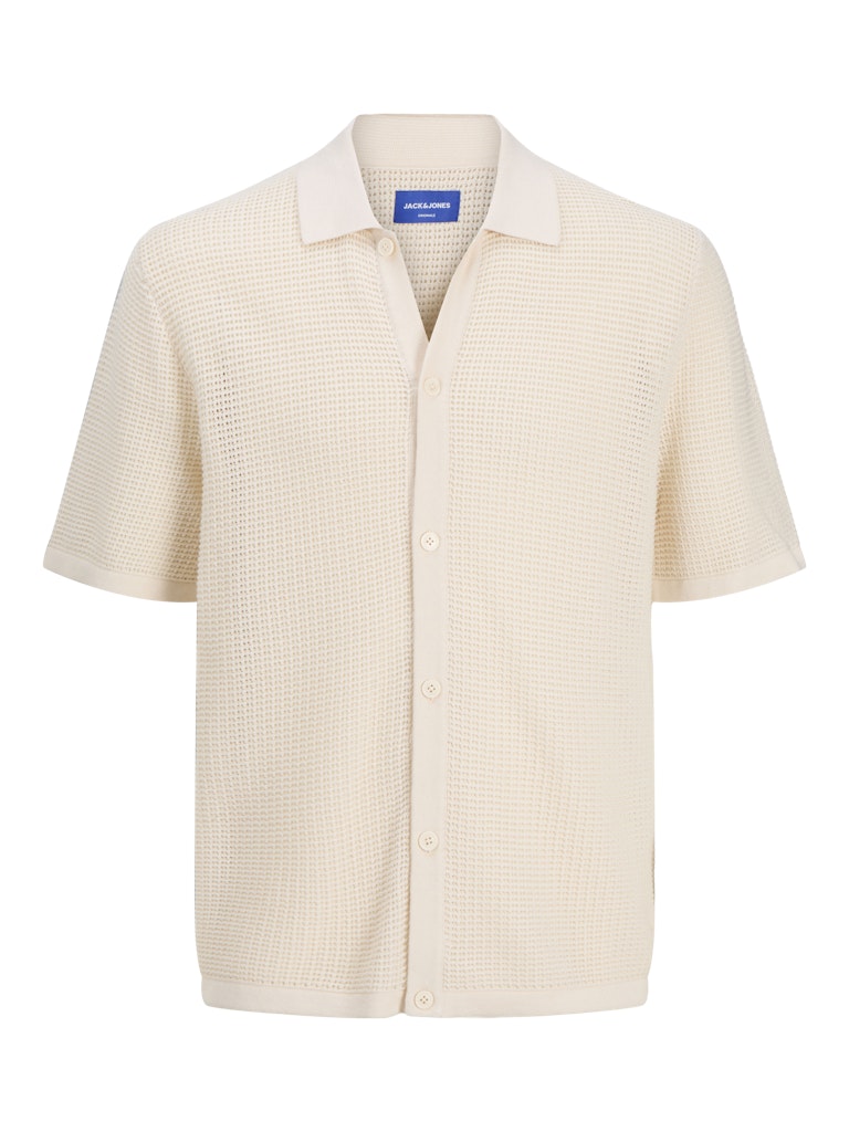 Jack & Jones joralmeria knit ss polo ln 12276890 sea salt