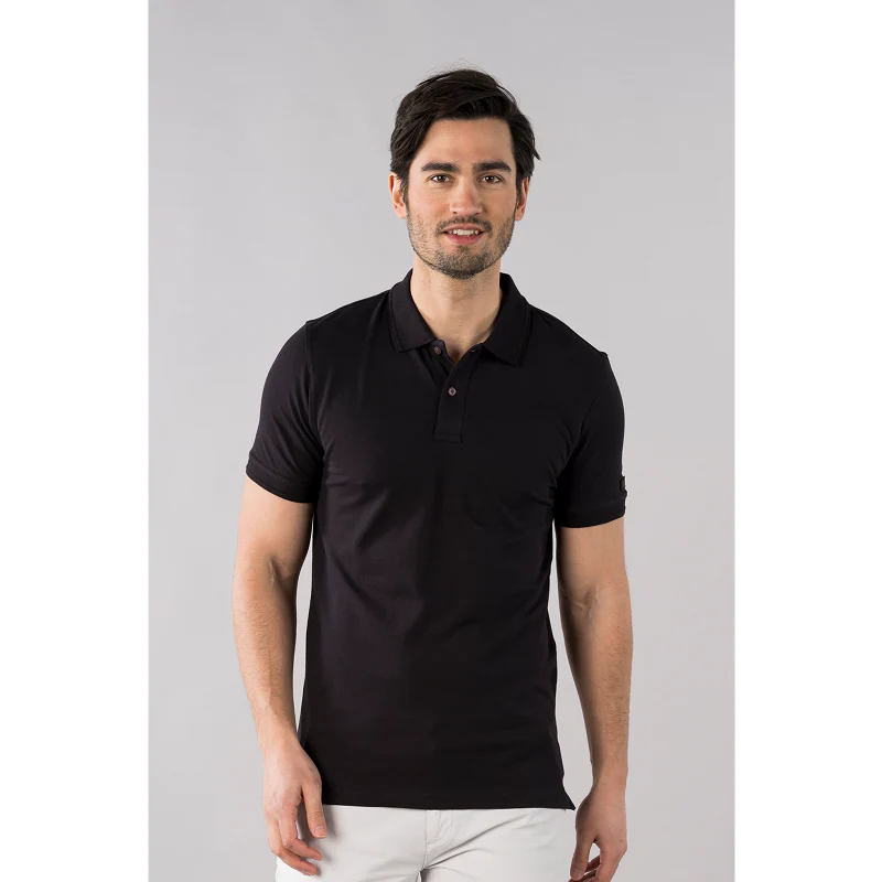 PRESLY & SUN Heren polo denzel black
