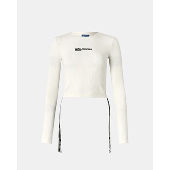 T-Shirt Lange Mouw Karl Lagerfeld A1W17037 LS RIBBED