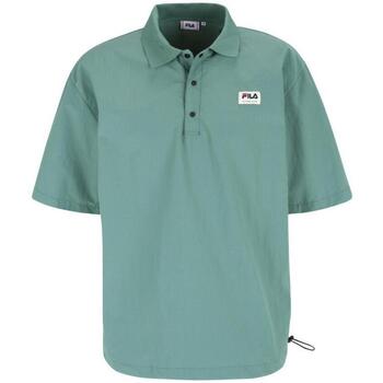 Polo Shirt Korte Mouw Fila fam0358_twist_polo_verde