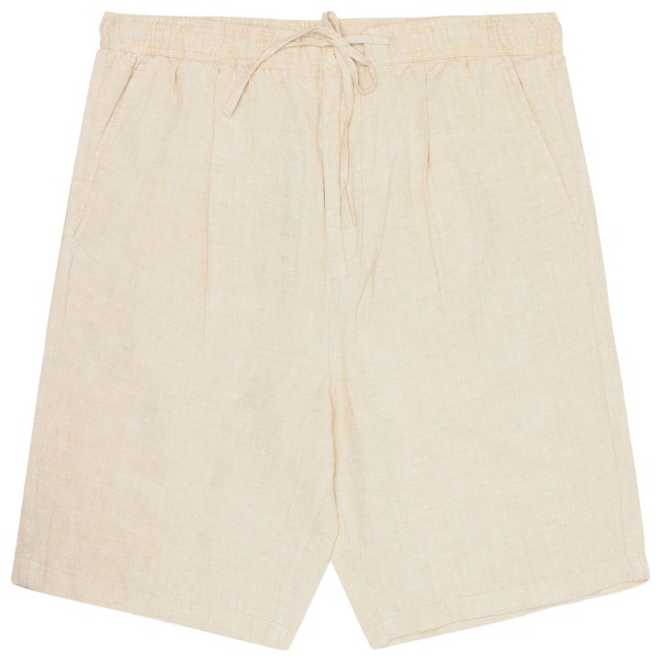 KnowledgeCotton Apparel - Fig Loose Linen Shorts - Short, beige