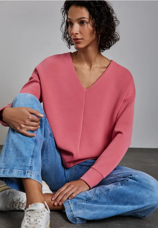 Street One Silk-Look shirt