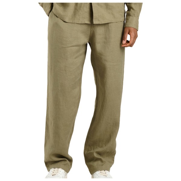 DEDICATED - Pants Klitmoeller Linen - Vrijetijdsbroek, grijs