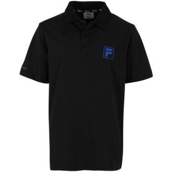 Polo Shirt Korte Mouw Fila fat0233_polo_teens_nero