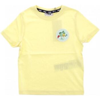 T-shirt Korte Mouw Fila fak0178_t-shirt_kids_giallo