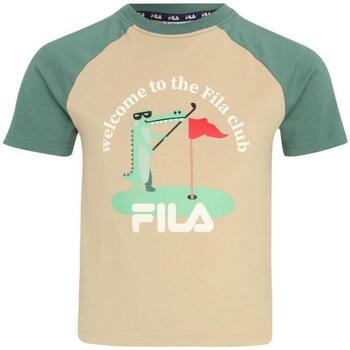 T-shirt Korte Mouw Fila fak0177_t-shirt_kids_beige