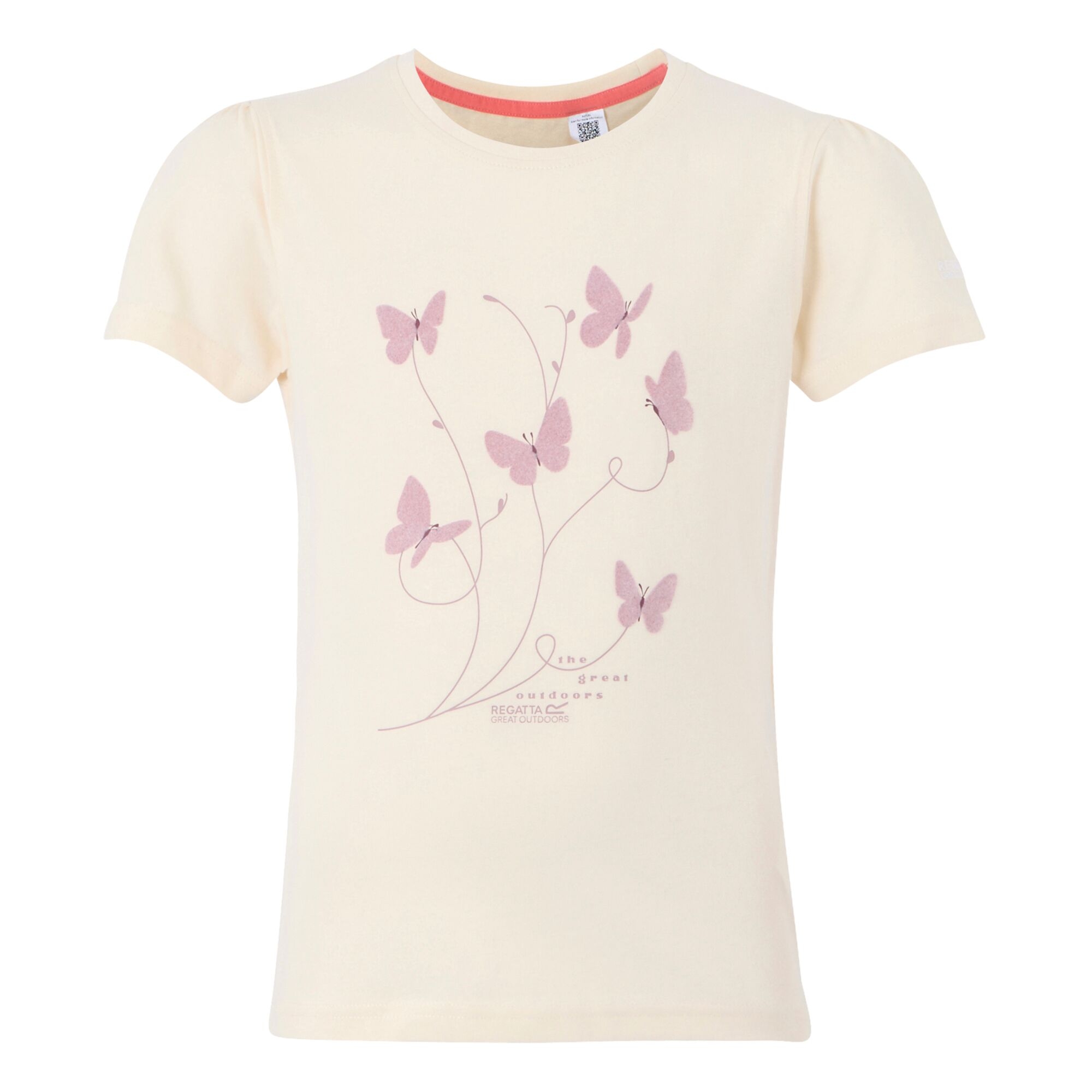 Regatta Bosley VII Grafisch T-shirt voor kinderen/Kinderen (Lichte vanille)