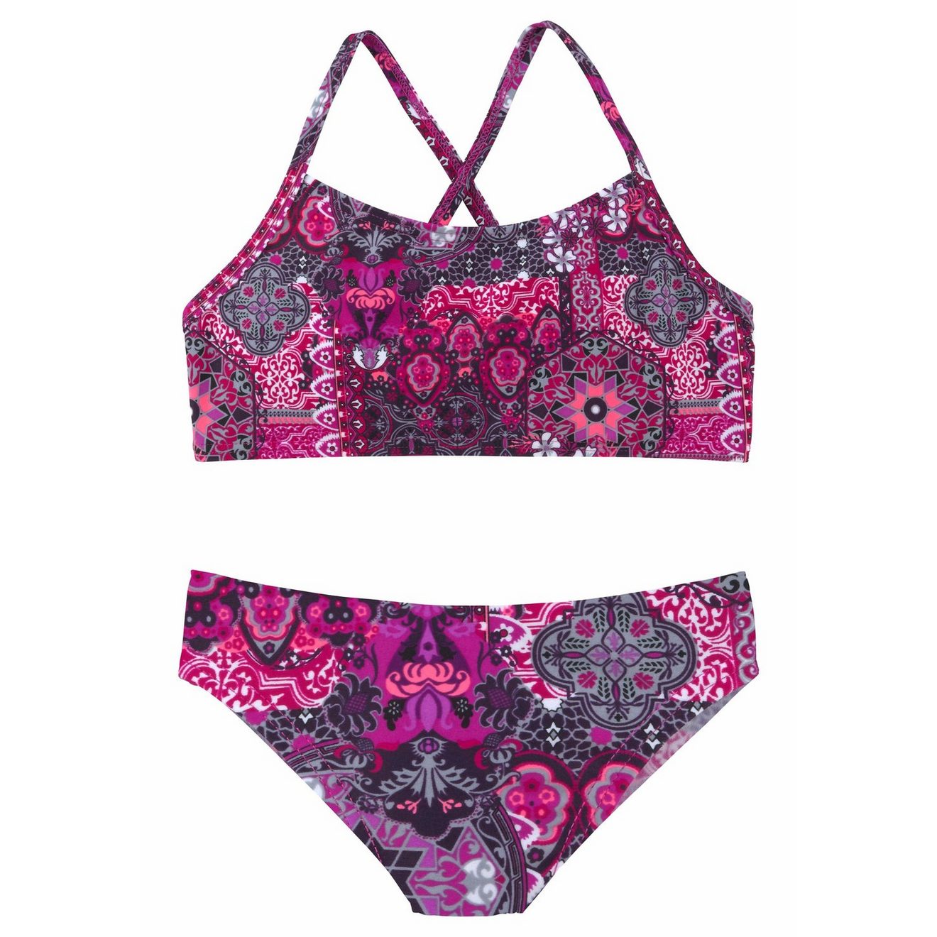 Buffalo Bustierbikini Shari Kids met speelse print