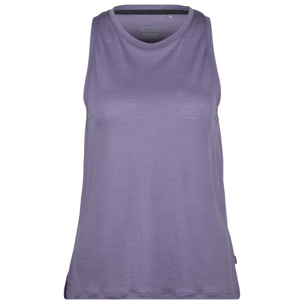 Stoic - Women's MerinoChill MMXX. Göteborg Tank - Merinoshirt, purper