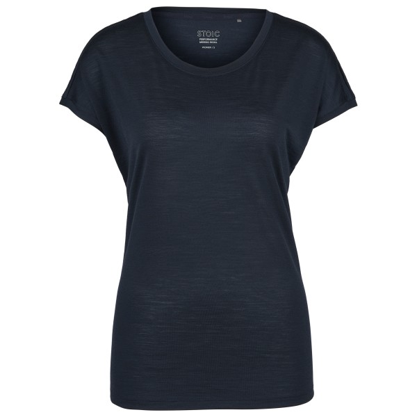 Stoic - Women's MerinoChill MMXX. Göteborg Loose Tee - Merinoshirt, blauw