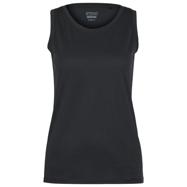 Stoic - Women's Merino155 LaholmSt. Tank - Merinoshirt, zwart