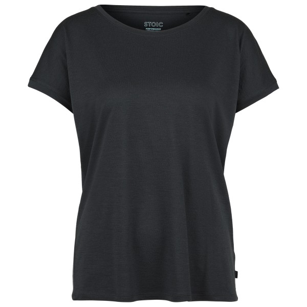 Stoic - Women's Merino155 LaholmSt. Loose Shirt - Merinoshirt, zwart