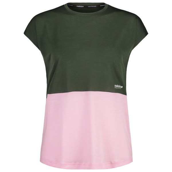 Maloja - Women's SchwarzenseeM. - Merinoshirt, roze