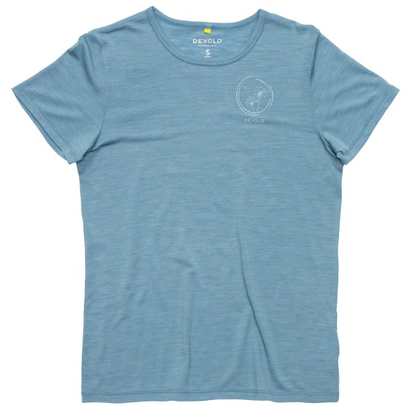 Devold - Women's Active Spring Tee - Merinoshirt, turkoois