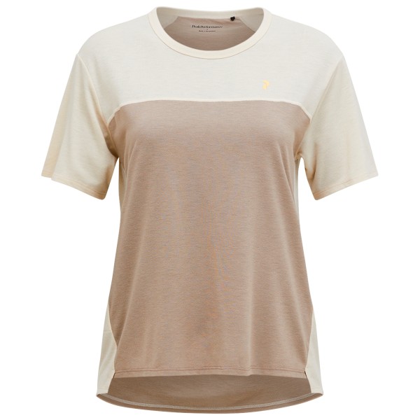 Peak Performance - Women's Trail Wool Blend S/S - Merinoshirt, beige