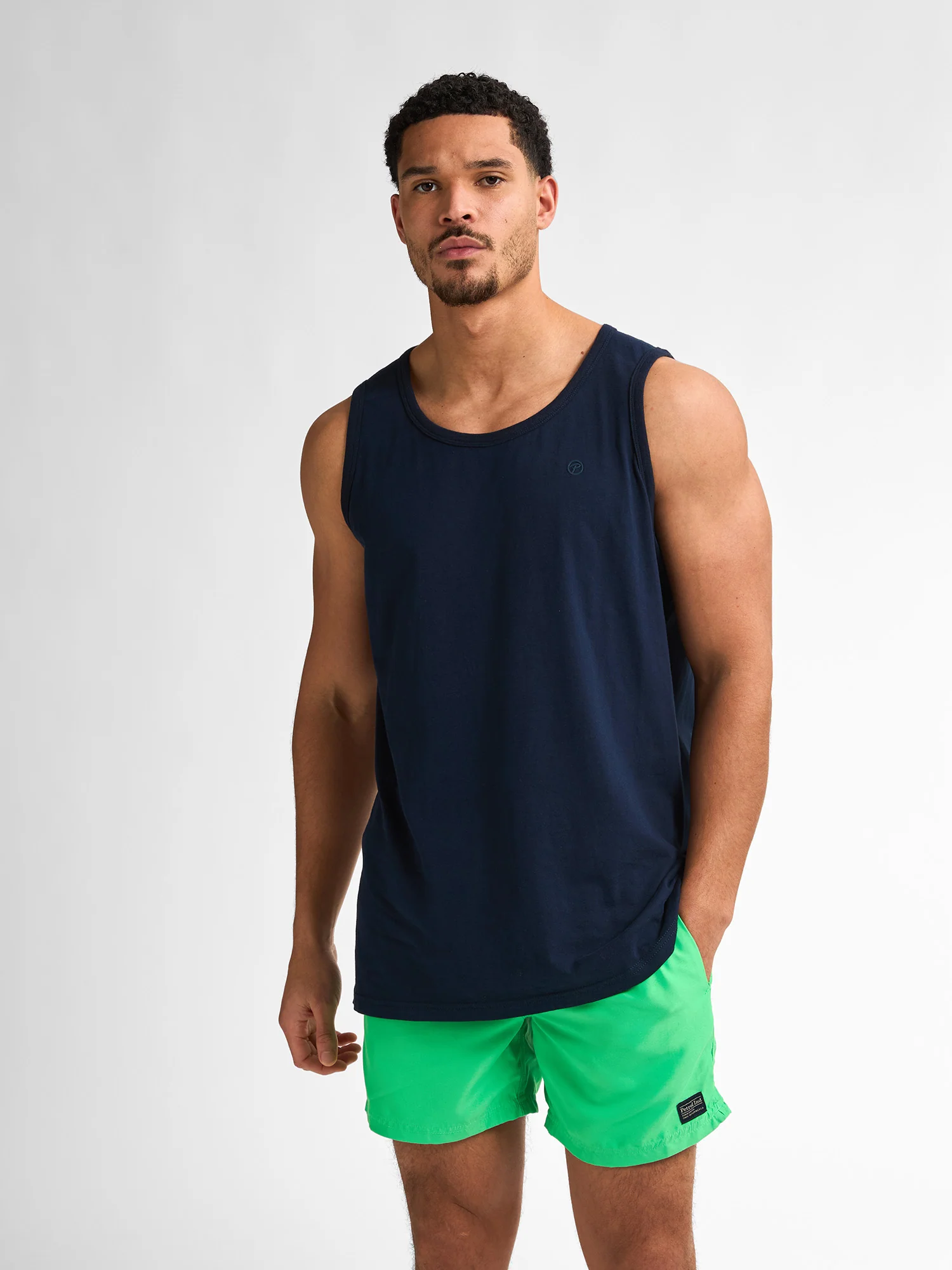 Petrol Industries Heren singlet m-1050-slr752 5178 navy blue