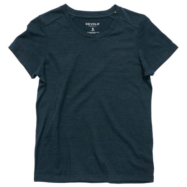 Devold - Women's Premium Tee - Merinoshirt, blauw