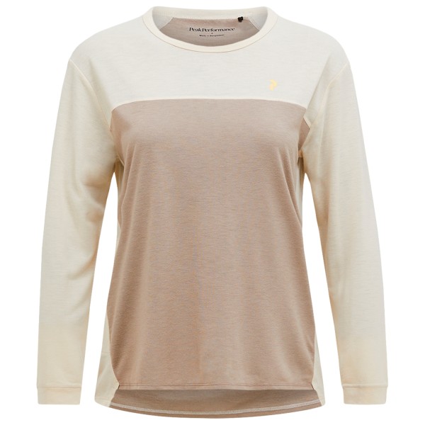 Peak Performance - Women's Trail Wool Blend L/S - Merinoshirt, beige
