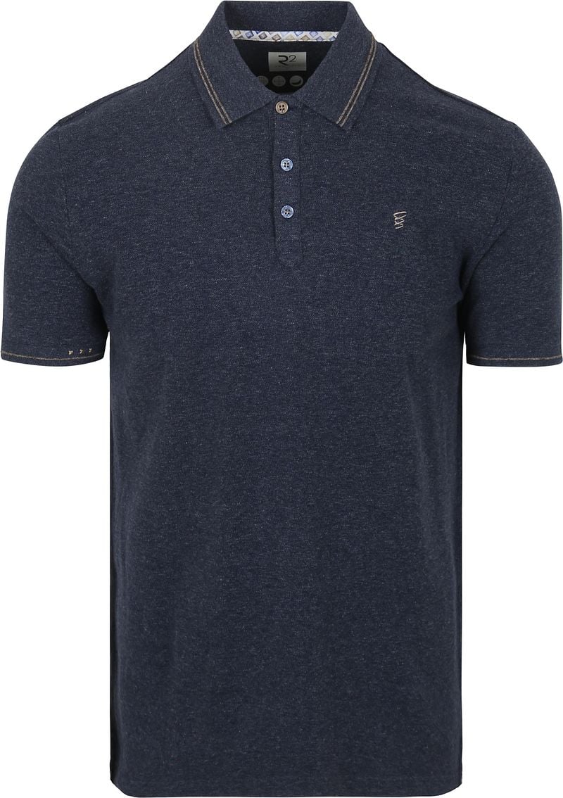 R2 Amsterdam Polo Soft Solid Blue