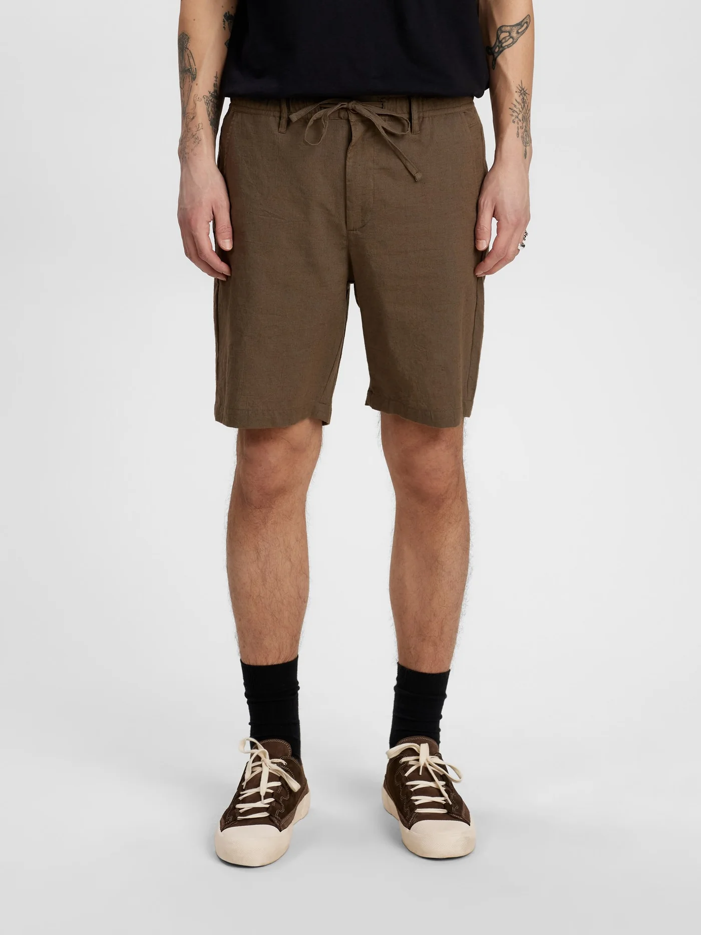 Anerkjendt 901937 aklt james cot/linen ela shorts 5562 cub