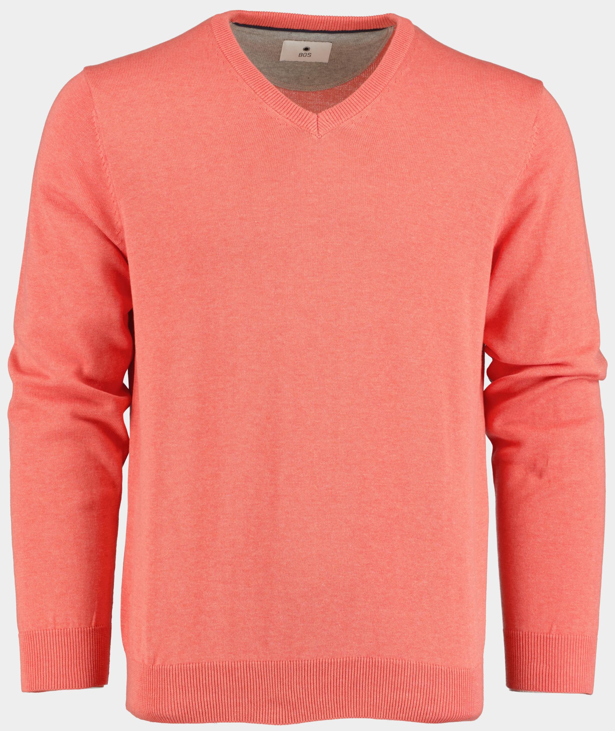 Bos Bright Blue Pullover cotton regular fit koraal 518100cct-13/325