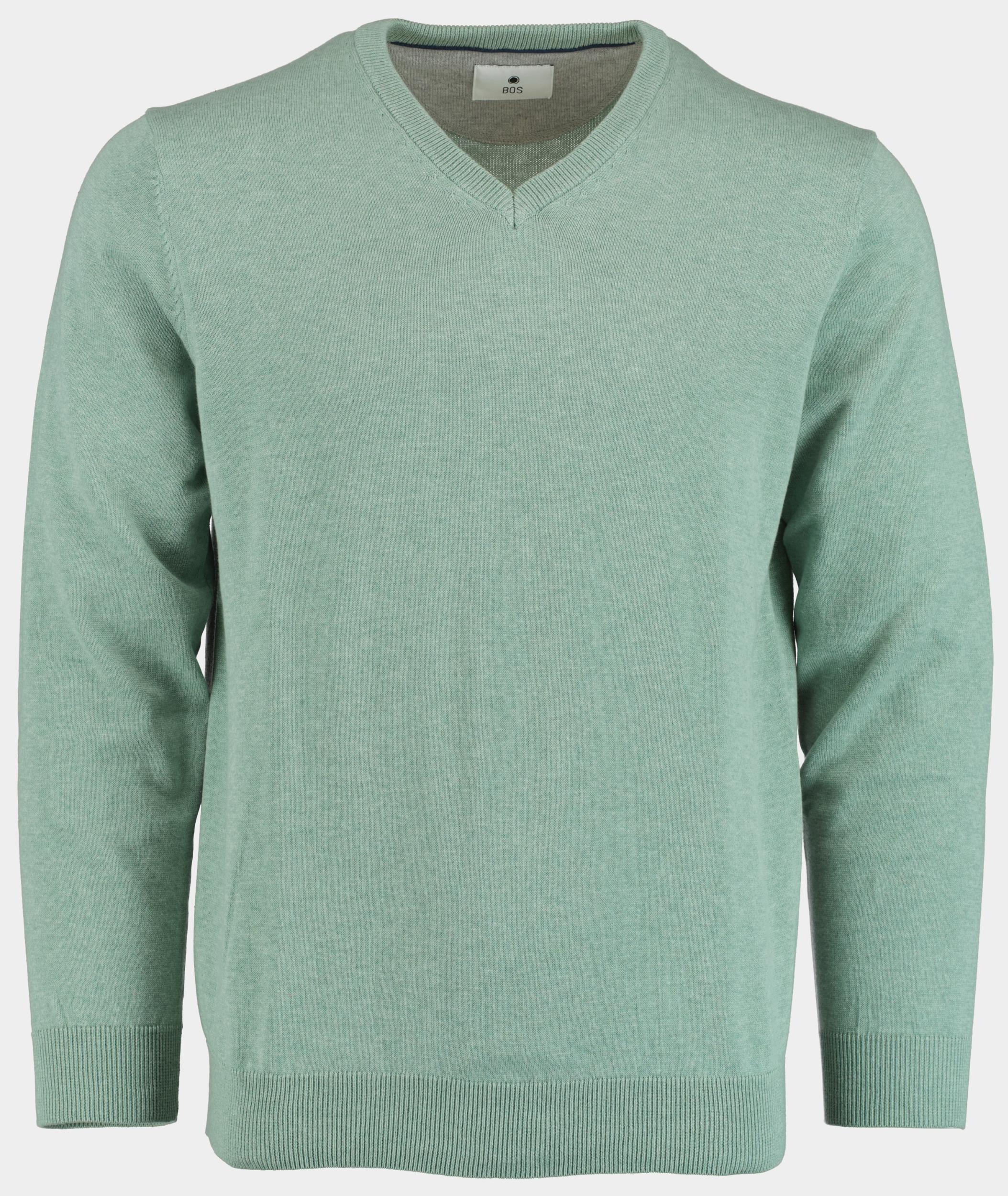 Bos Bright Blue Pullover cotton regular fit zacht 518100cct-13/725