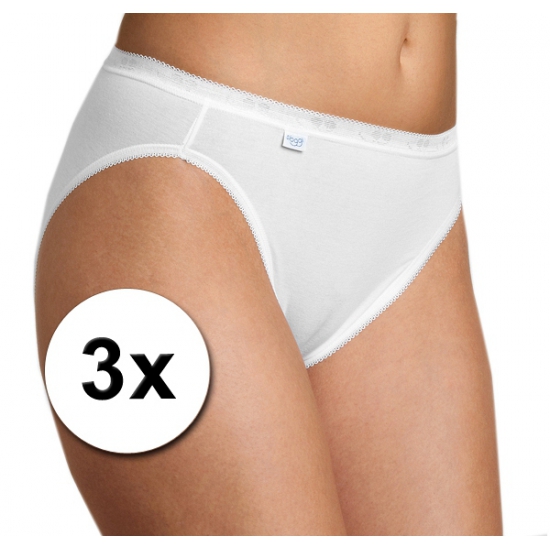3x Sloggi basic tai dames slip wit -