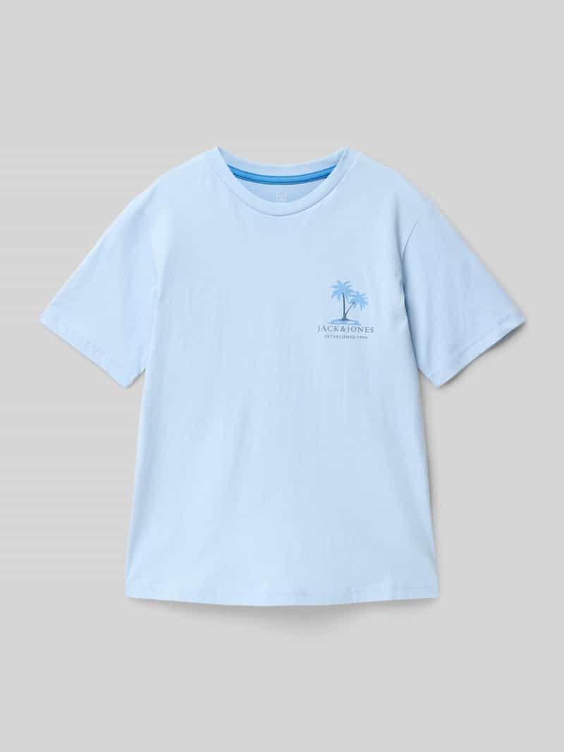 Jack & jones T-shirt met labelprint, model 'SUMMER'
