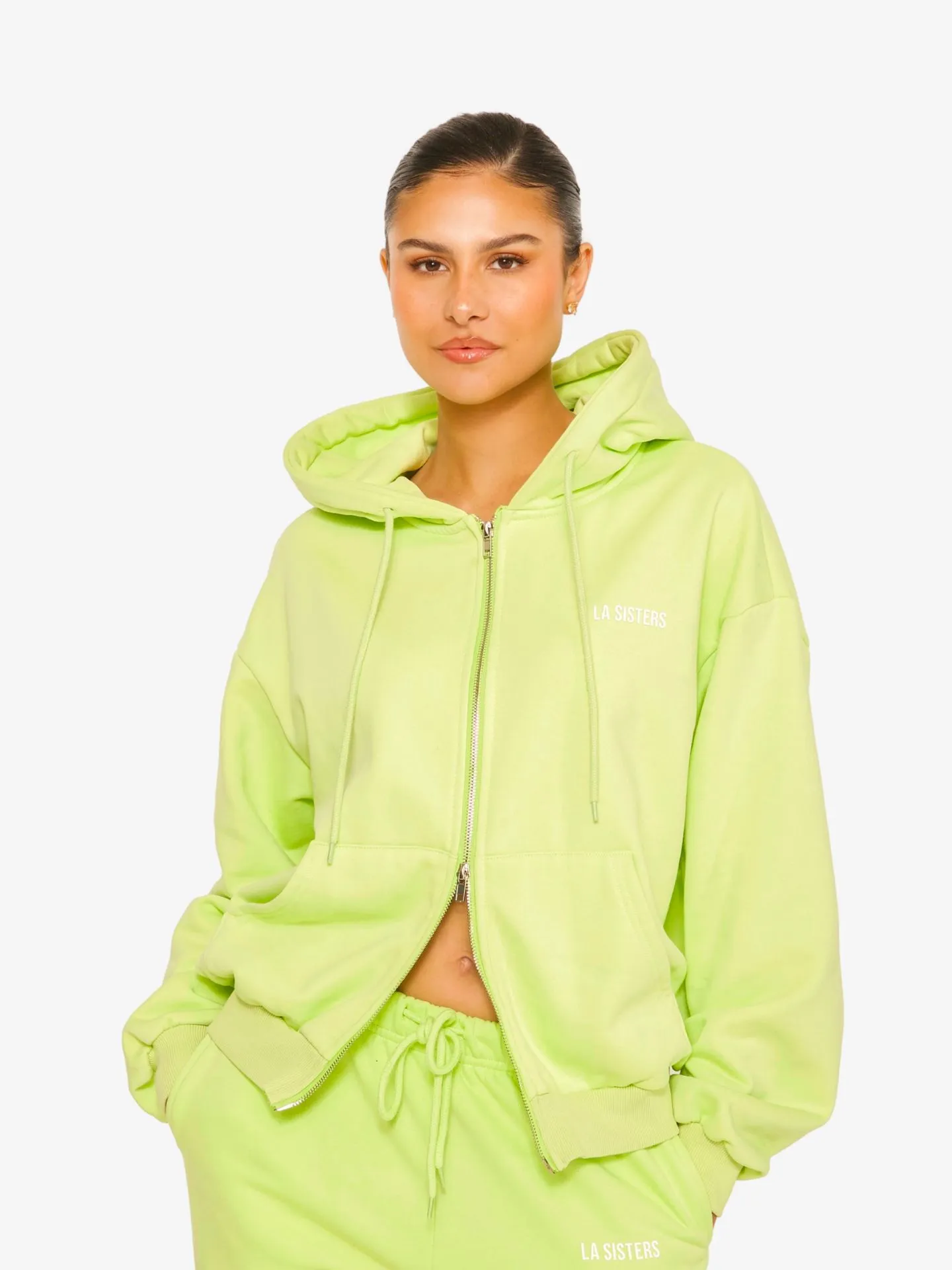 LA Sisters Dames vest essential double zipper