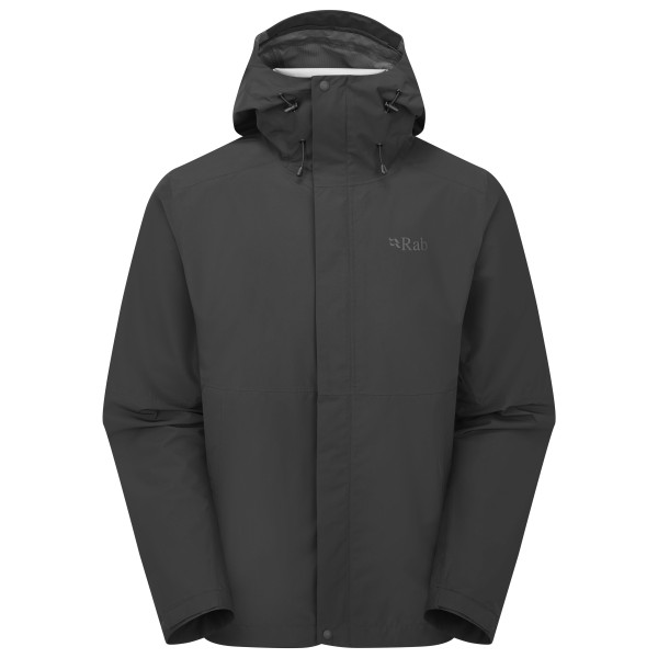 Rab - Downpour Jacket - Regenjas, grijs/zwart