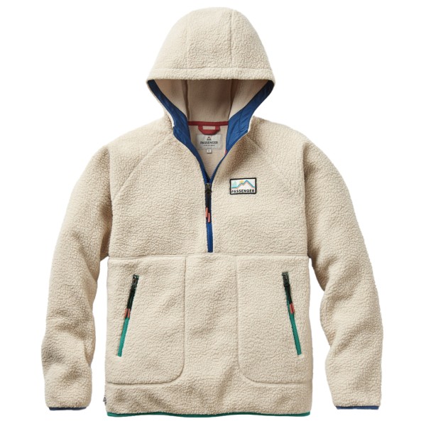 Passenger - Women's Maine 2.0 1/2 Zip Recycled Sherpa Fleece - Fleecevest, beige