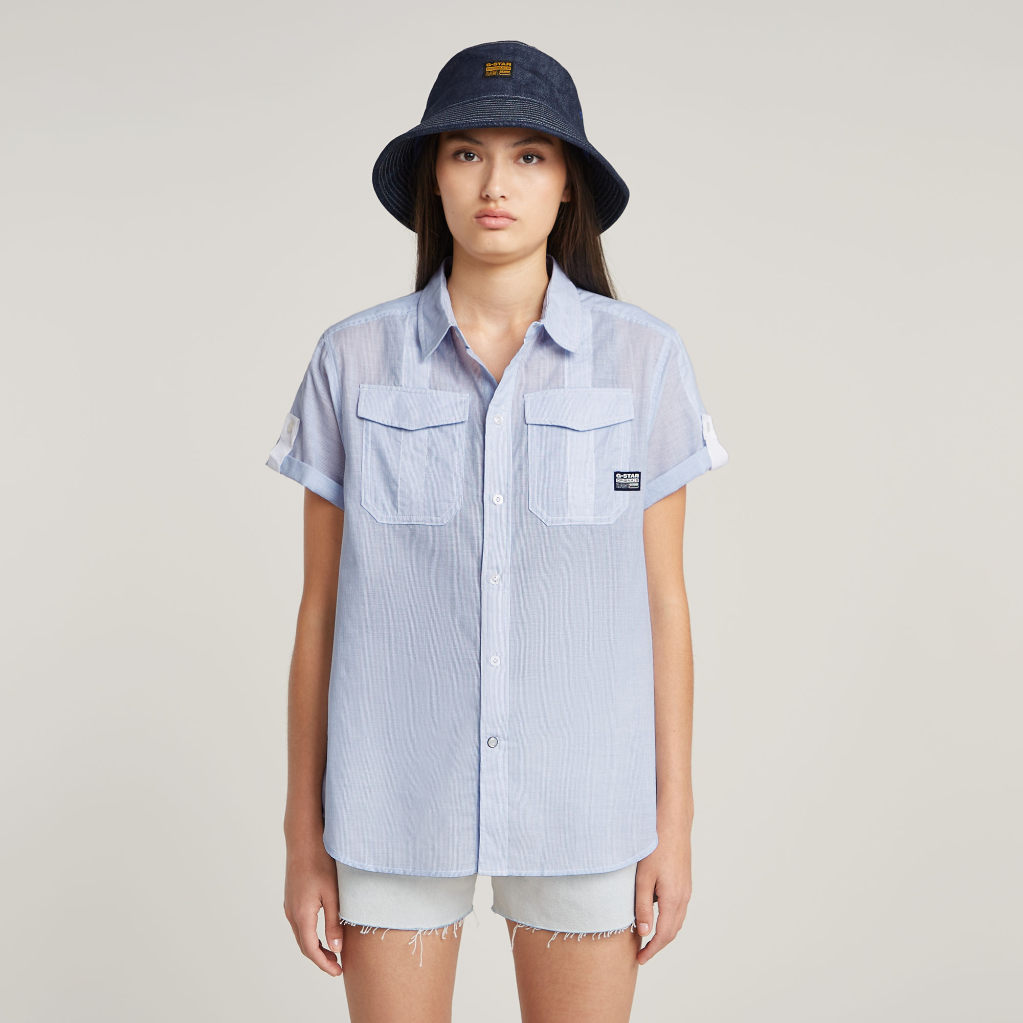 G-Star RAW Button Through Shirt - Meerkleurig - Dames