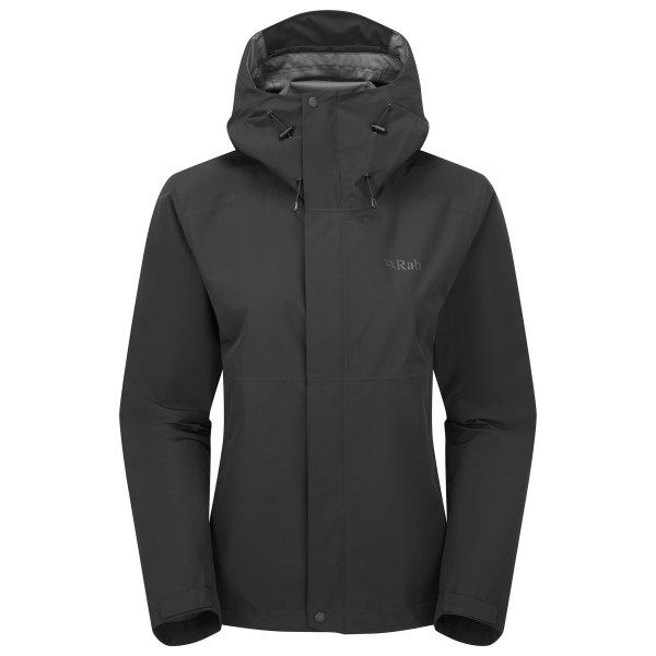 Rab - Women's Downpour Jacket - Regenjas, zwart