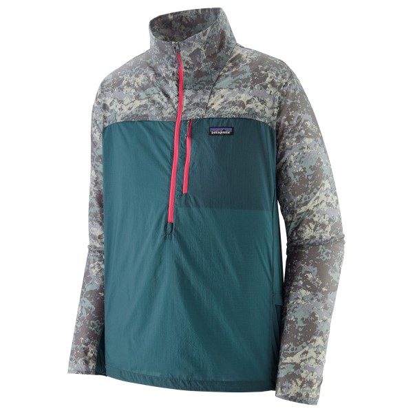 Patagonia - Houdini Stash 1/2 Zip P/O - Windjack, grijs/blauw