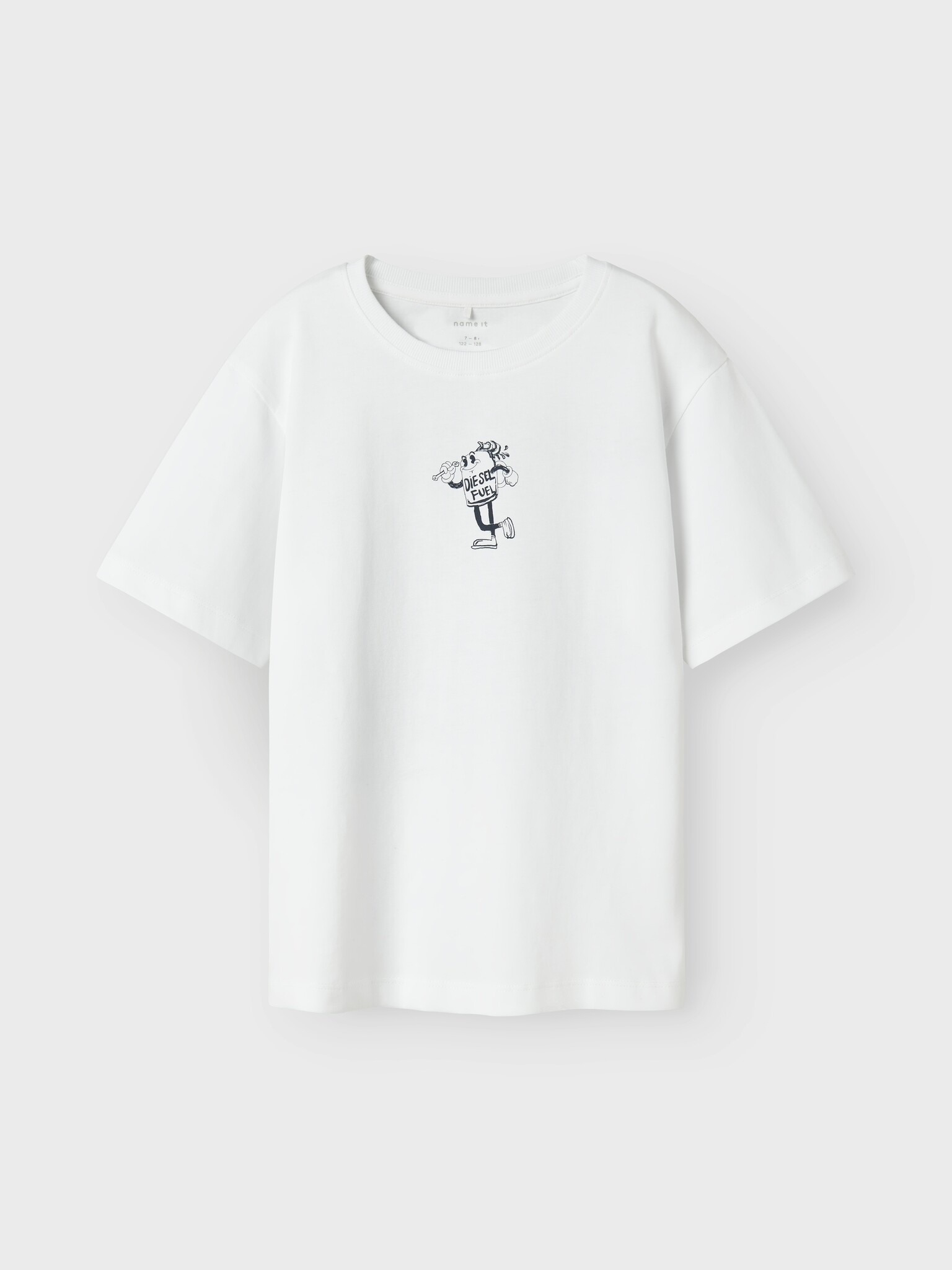 Name it zomer t-shirt S/S jongens - wit - Nkmhabo