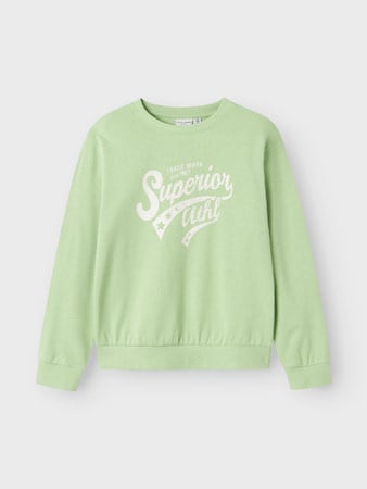 Name it zomer sweater meisjes - groen - Nkfvenus