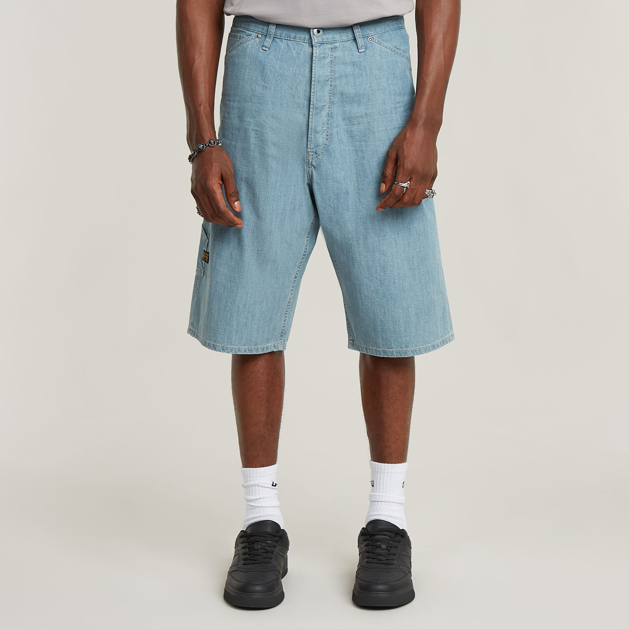 G-Star RAW Bam Logger Short - Lichtblauw - Heren