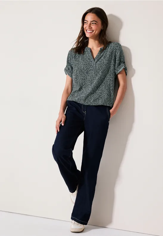 cecil Gedessineerde blouse