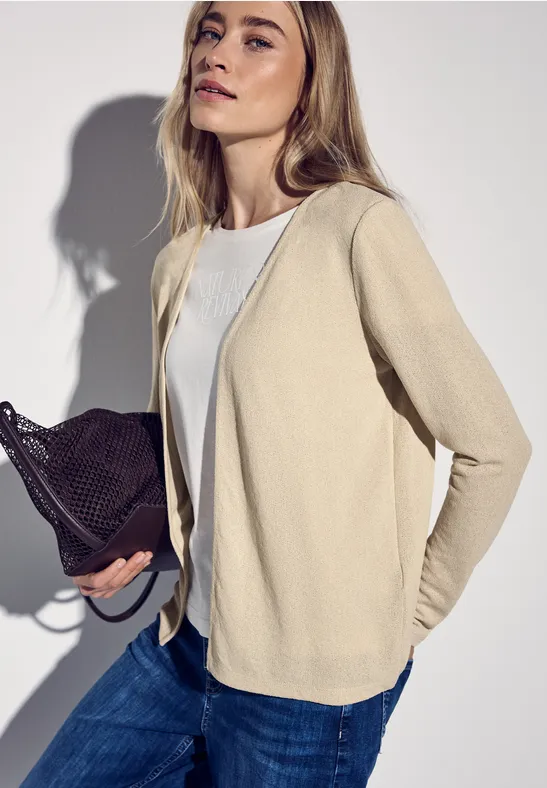 Street One Jas met gebreide look