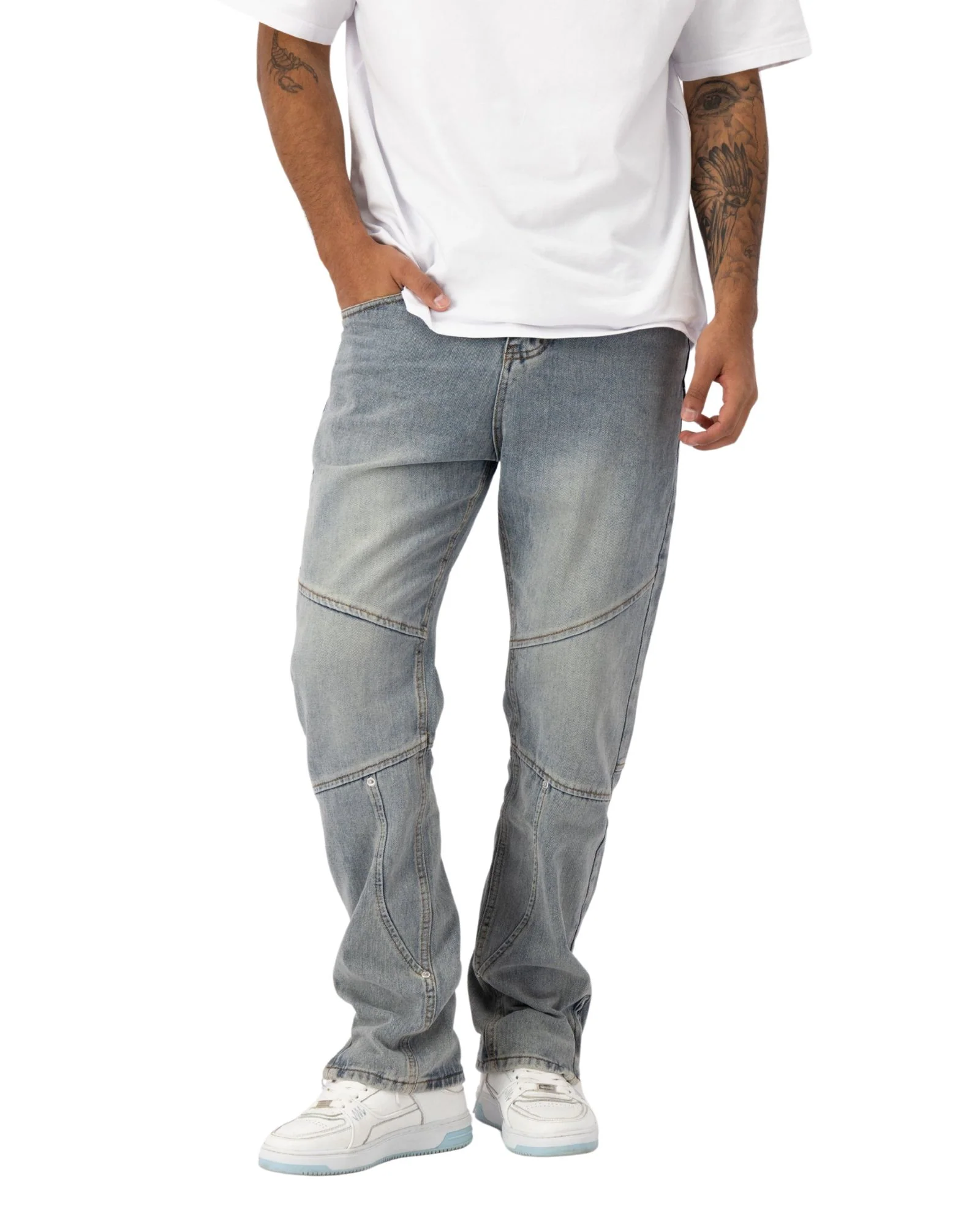 Black Bananas Straight worker denim spijkerbroek