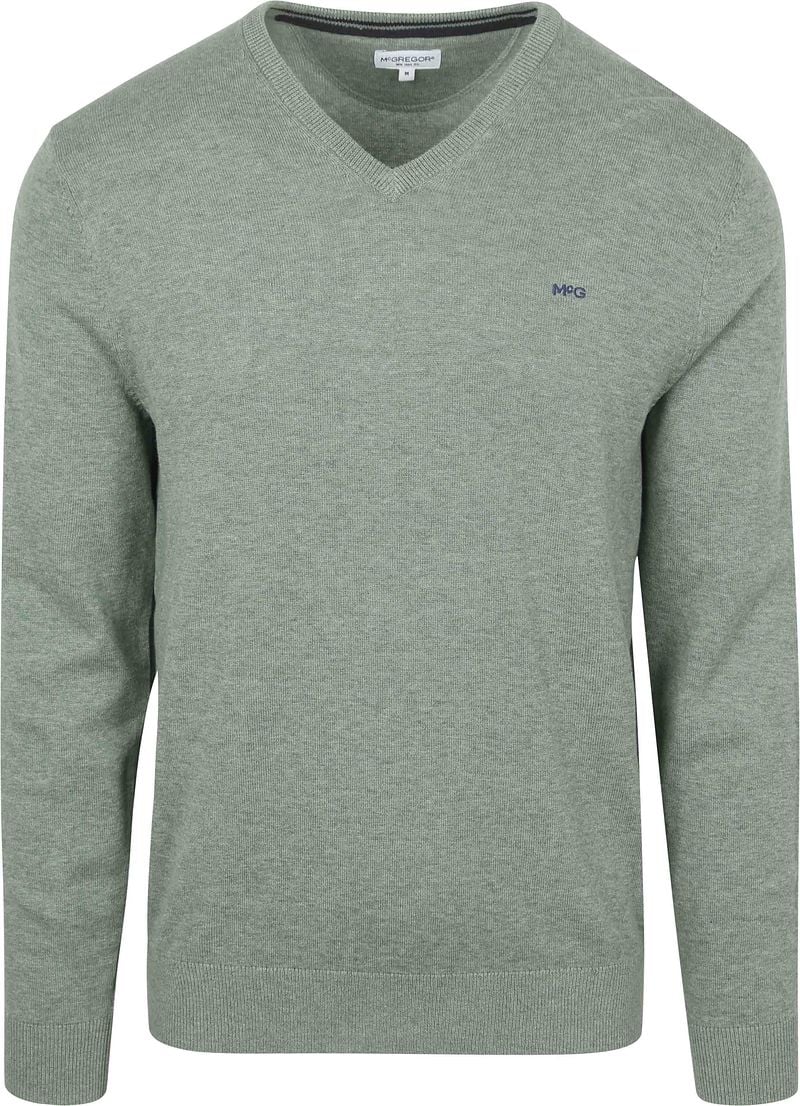 McGregor Trui V-Hals Lichtgroen